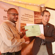 Jordan, with Ibrahim Mahasneh Fifa Ramsar Site manager