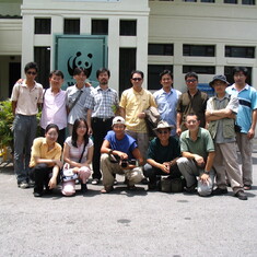 After KFEM Eco-city center meeting at Peter Scott Field Studies Center, Maipo (2004.6)