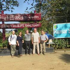 At Moeyungyi Ramsar Site, Myanmar, on World Wetlands Day 2017