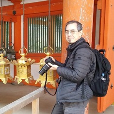 Lew at the Kasuga-Taisha Shrine in Nara, Japan (February 5th 2019)