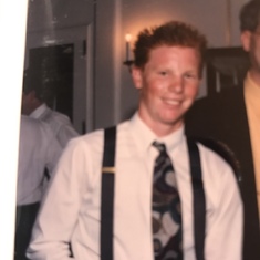 16 yrs old at Uncle Keith and Tammy’s wedding.