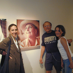 Lila, Vincent, Mona & granddaughter, Mara   (2004 Exhibit Hall at Baha'i House of Worship)