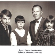 Robert E. Barba family about 1969
