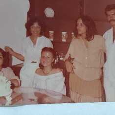 16 de dic de1978 boda de Carmen Salgado con Zulaima,Carlos,Milena y Liliana