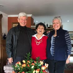 En abril del 2019 Bogota en el apto de tu hermana Olga Lucia nos volabamos Rossana y yo para verte