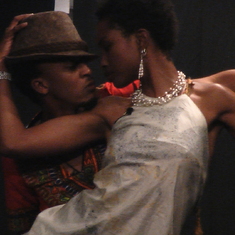 Anto Neosoul and Hana Essuman in premier of Cut Off My Tongue choreographed by Amimo, June 27 2008. 