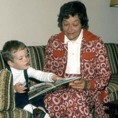 1974 David and Aunt Lil
