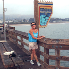 At the Ventura pier.