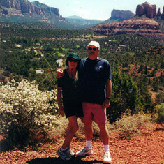 Mom and Dad at the grand canyon.