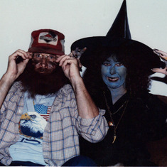 Halloween, somewhere back in the 80s.
