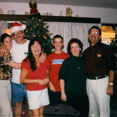 Mom, Jacquie, Dad, Daniel, Marsha, and Johnny.