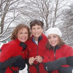 One of Linda's favorite photos with Sarah and Kelsey
