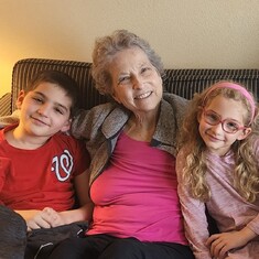 Grammie with Aaron and Hannah