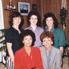 The Sister's at the Milnes Farm April 1984