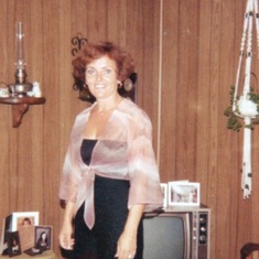 Linda at the Milnes Farm, July 1974