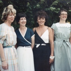 Linda with a few of her Classmates at her Reunion