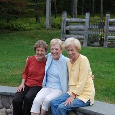 Alpha Phi friends for 50 years: Linda, Elena, Susan