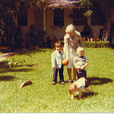 Mother-in-law Nancy w/Jon,Nathan,Derek