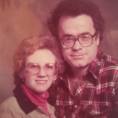 Linda and Steve, circa late 1970's/early 1980's