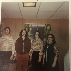 Linda and her siblings, Carolyn, Mike and Stan