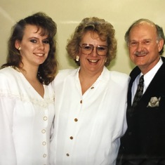 Melanie, Mom and Dr. Wittliff