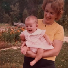 Mom and Melanie; 1973