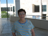 Mom at the Getty Center in 2006