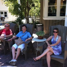 Resting in Los Olivos after a great day of wine tasting and scenery