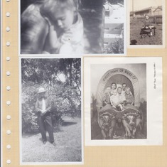 Grandma Smith's photo album
Our family photo lower right,