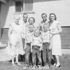 1958 Smith Family  - Photo shared by Donald Smith