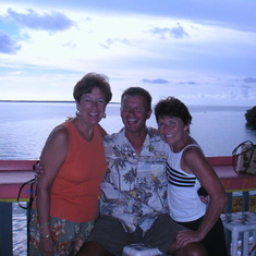 Don, Linda, Pam & Fred in Islamorada on finshing trip
