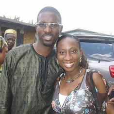 Linda and Osagie (our dear brother from another mother)