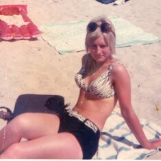Linda On the Beach, before I got to know or meet her!