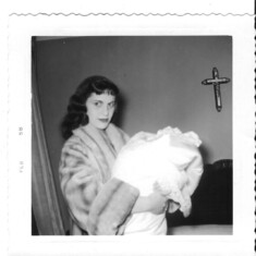My Godmother Linda - my baptism day
