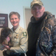 Lisa and Dale - with future K9