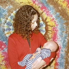 Lisa & Baby Ian When He Was 1yo