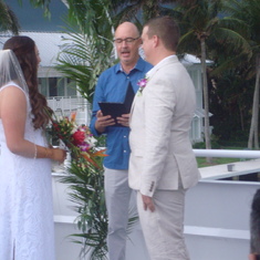 Jessica and Justin exchanged their vows and expressed their love for each other.