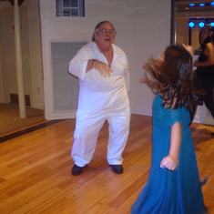 My youngest, and silly Granddaughter asked me, ""Grandpa do you wanna dance?"' How could I refuse?