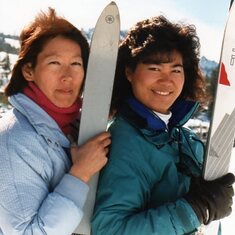 Skiing with Lisa