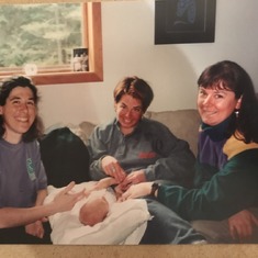 Lisa with Deanna and baby Melina
