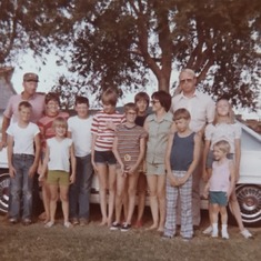 1974 at Kirkpatricks (Linda 11yo) Larry Wieser group visit