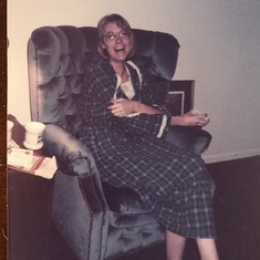 1987 OKC - she loved that robe!