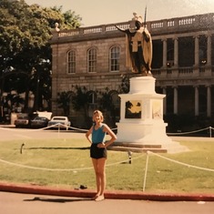 1988 June with King Kamehameha Oahu, HI