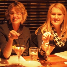 2012 December - Fred Kraushaar Life Celebration Linda and Angela Beasley