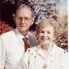 Lloyd and Dorothy for 50th Wedding Anniversary 1992.