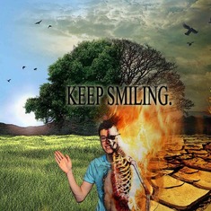Photoshop art Logan created - Keep Smiling