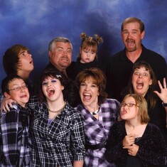 Silly family / friends portrait