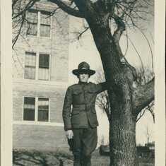 1918~ Victor Nils Hansen, Lois' father, in the Army
