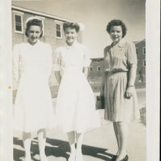 1943 0r 4.  Army Cadet Nurse Lois at Schick Army Hospital, Clinton, Iowa.