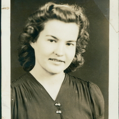 1940~  Lois Hansen - Homer High School portrait?